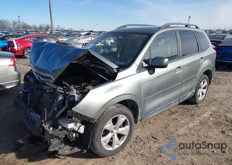 2014 Subaru Forester 2.5I Premium z USA, uszkodzony, nr VIN JF2SJAEC4EH411040